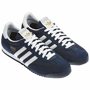 Adidas dragon navy blue for mens size 8.5
